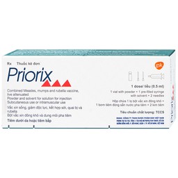 Vắc xin Priorix 0.5ml vial 1's