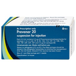 Vắc xin Prevenar 20 (PCV20)